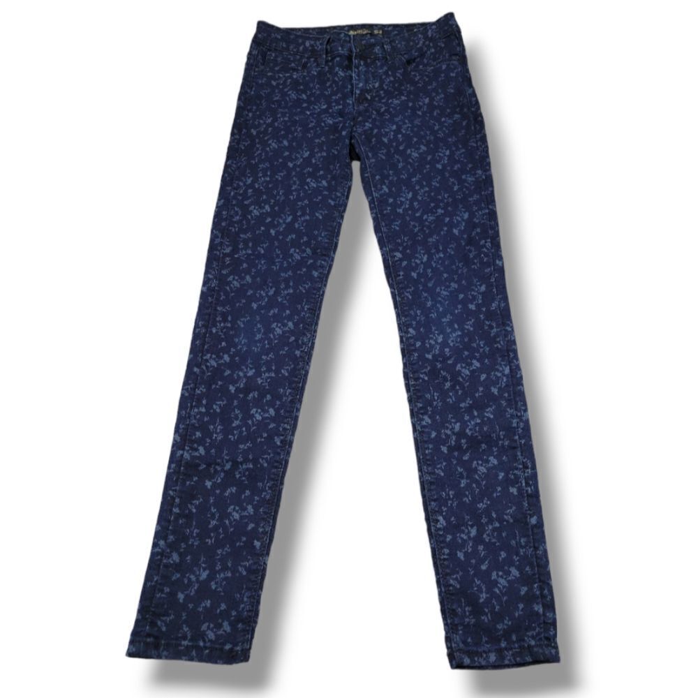 Zara Jeans Size 4 27x27.5 Womens Zara Slim Fit Jeans Stretch Skinny Jeans Floral